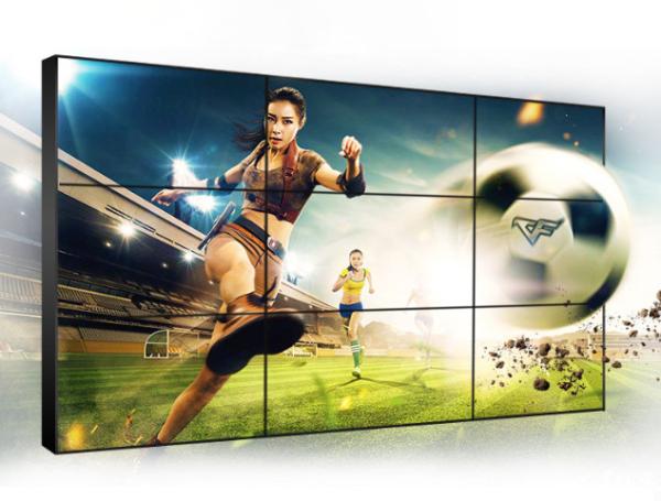 Quality 500cd/m2 1920*1080 Bezel LCD Mosaic Screen for sale