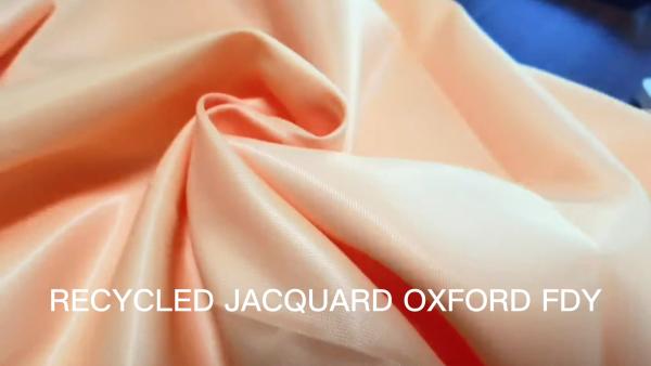 Quality Hot New Products RECYCLED POLY JACQUARD HONEYCOMB 100%polyester fabric oxford for sale