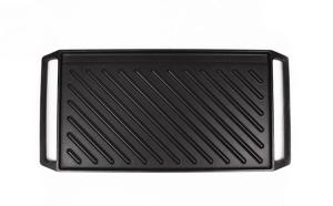REVERSIBLE CAST IRON GRILL PLATE WITH HANDLES