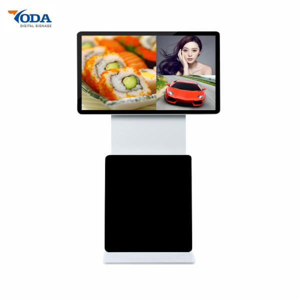 Quality Capacitive Rotating Touch Screen Monitor Free LCD Advertising 380cd/m2 Brightness for sale
