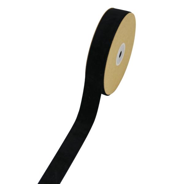 Quality High Quality Decoration Ribbon Rolls , Soild Color Nylon Velvet Ribbon for sale
