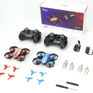 China A21 Mini RC Racing Drones Set for Kids, 2 Pack IR Battle Drone with LED Lights on sale