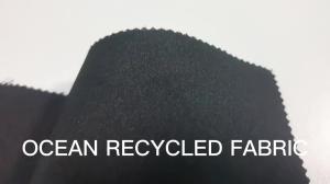 China factory ocean recycled fabric 260T pongee polyester fabric for garment
