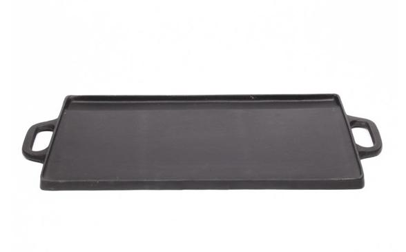Quality REVERSIBLE CAST IRON GRILL PLATE WITH HANDLES for sale