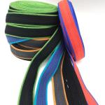 Custom width herringbone pattern thin cotton binding tape waistband elastic