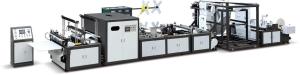 Biodegradable Pp Polypropylene Automatic Non Woven Bag Machine , Automatic W Cut Non Woven Bag Making Machine