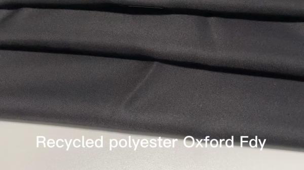 Quality RECYCLED POLY 150D 17*21 oxford recycled oxford polyester fabric for lining for sale