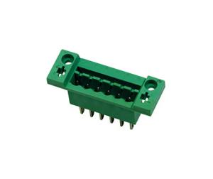 Buy cheap Durable 300V 18A Terminal Block Connector 1*06P PA66 SN Plated DIP With Flange product