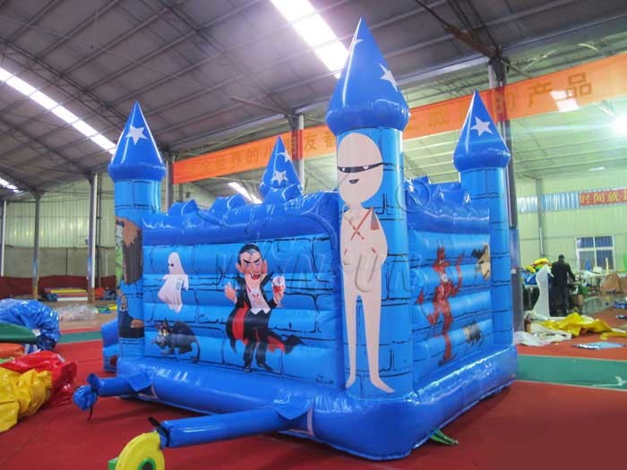 Dracula And Frankenstein Inflatable Bounce House For Pre - School