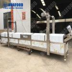 HDF6000 Output Automatic Fryer Machine 1000KG/H Industrial Continuous Fryer