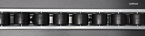 4 meter Steel Pipe Track Roller Widened wheel flow racking component