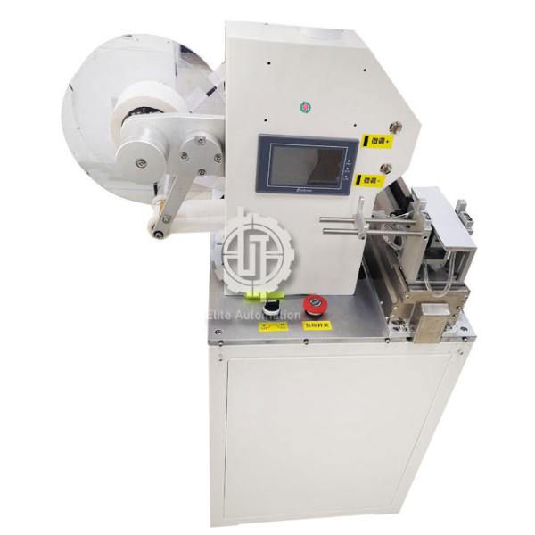 Quality Food Industries Automatic Labeling Machine Folded Flag Label Applicator for sale