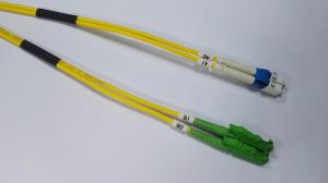 Buy cheap OPTICKING LC TO E2000 APC Patch Cord White Black Yellow product