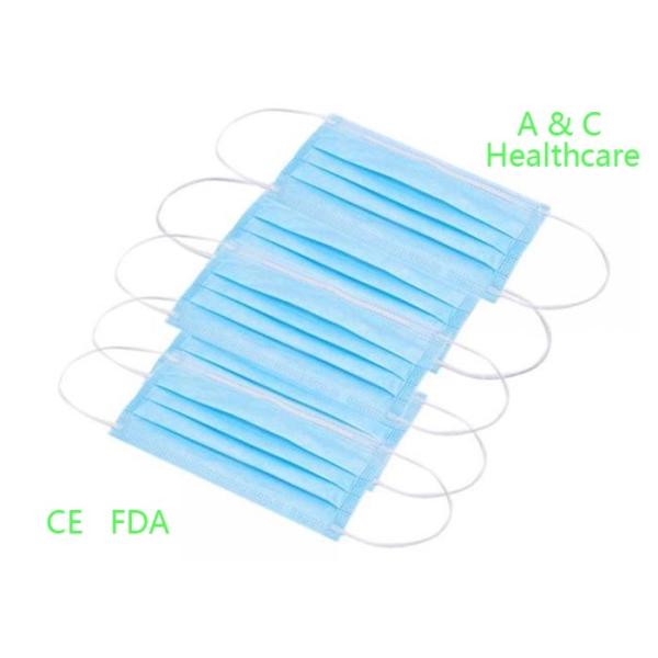 Antibacterial Face Mask Surgical Disposable 50 Pcs Activated Carbon Filter Anti Fog
