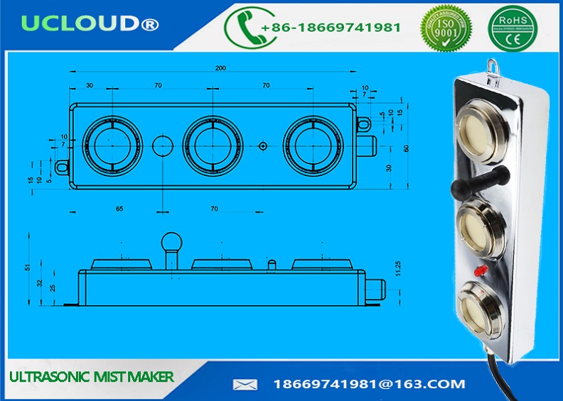 Energy Saving electrical Industrial ultrasonic humidifier fogger mist maker Ultrasonic Mist Maker 