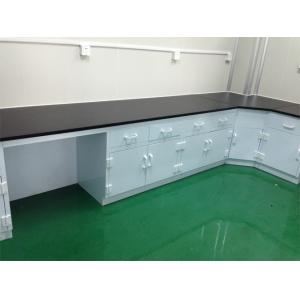 Biology Chemistry Lab Furniture , White Polypropylene Clean Room Bench