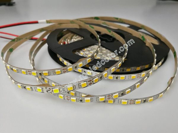 cri>90 sdcm<3 2835 super brightness 5mm width white pcb high class 60led flexible led strips