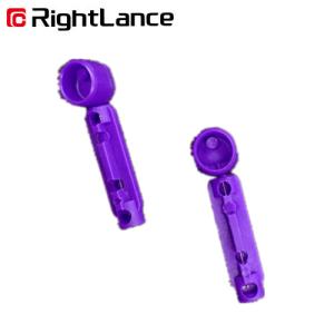 26G 0.45mm Plastic Twist Pull Top Blood Lancet Disposable For Glucose