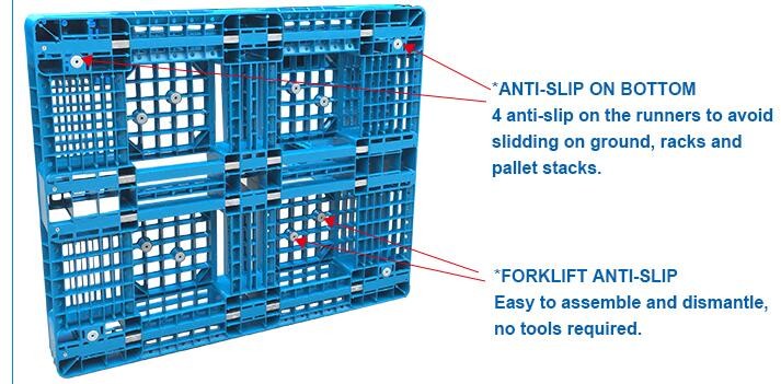 Heavy duty stackable attached lid turnover box, Stackable and nestable plastic shipping tote box for storage or moving