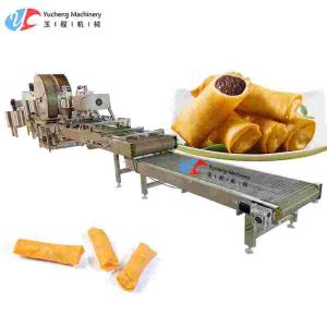 China 220V 50Hz Automatic Spring Roll Machine OEM Lumpia Rolling Machine on sale