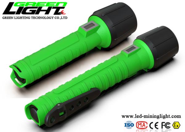 Quality OLED Screen 1300lum Waterproof Led Flashlight Impact Resistant 6400mA for sale