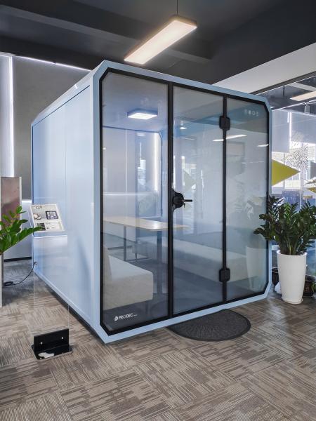 Quality Company Using 2 Person Silence Phone Pod Modular Soundproof Acoustic Booth for sale