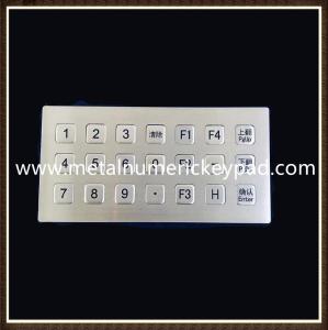 Buy cheap IP65 ATM Vandal Proof Matrix 3x7 Metal Numeric Keypad product