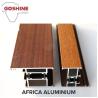 Buy cheap Rich Decoration Wood Finish Aluminium Profiles Colorful Luster 2500T Extrusion from wholesalers