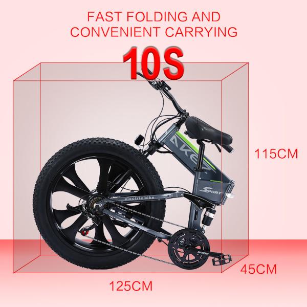 Quality 40Km/H Lithium Battery Magnesium Alloy Variable Speed Electric Bicycle for sale