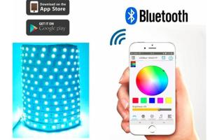 Buy cheap Smart RGB 300LED 5050 Bluetooth LED Strip App Controlled For IPhone Android product