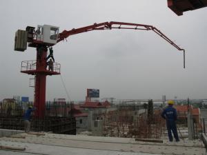 Stationary Placing Boom Pressure Concrete Pump Floor Mounted