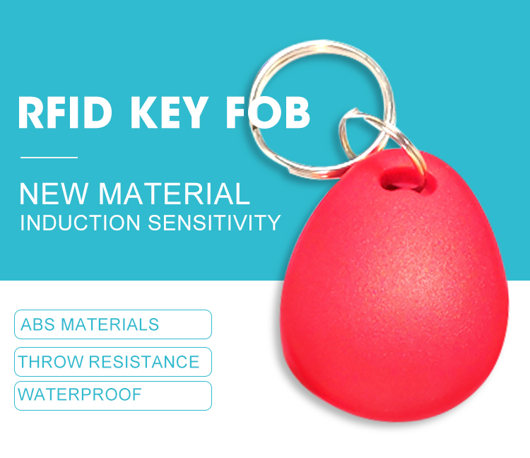 T5577 Rewritable RFID NFC Key fob 125khz For Door Access Control