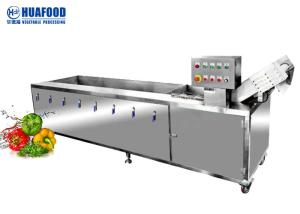 China Ozone Disinfect Bubble 1T/H Fruit And Vegetable Washing Machine on sale