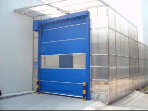 Automatic Rapid PVC Rapid Roller Doors Radar Sensor Customized Color