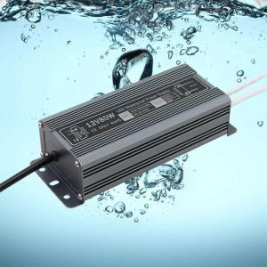 China 12v 80w waterproof power supply IP67 with coffee color LED transformer Adapter for LED Light on sale