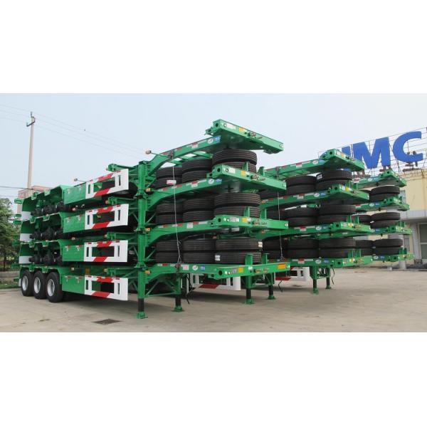 Impact Resistance Tri Axle BPW 20FT CIMC Container Trailer Chassis