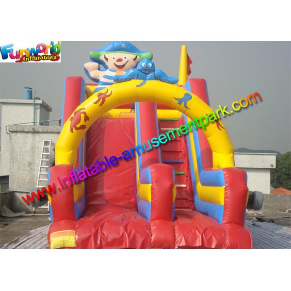 Customized Pirate Ship Commercial Inflatable Blow up Slide 8L x 4W x 6H Meter