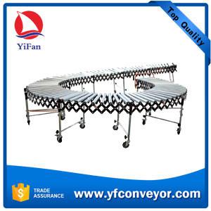 Quality Gravity Roller Flexible Conveyors applied in loading docks/plant floors/shipping areas for sale