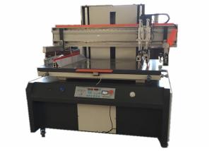 China Vertical Semi Automatic Silk Screen Printing Machine For Glass / CD / Nameplate on sale