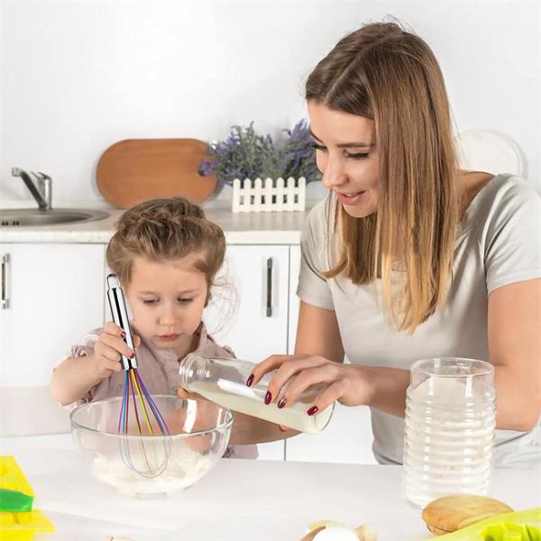 Multiapplication Kitchen Utensils Whisk Stainless Steel Rustproof