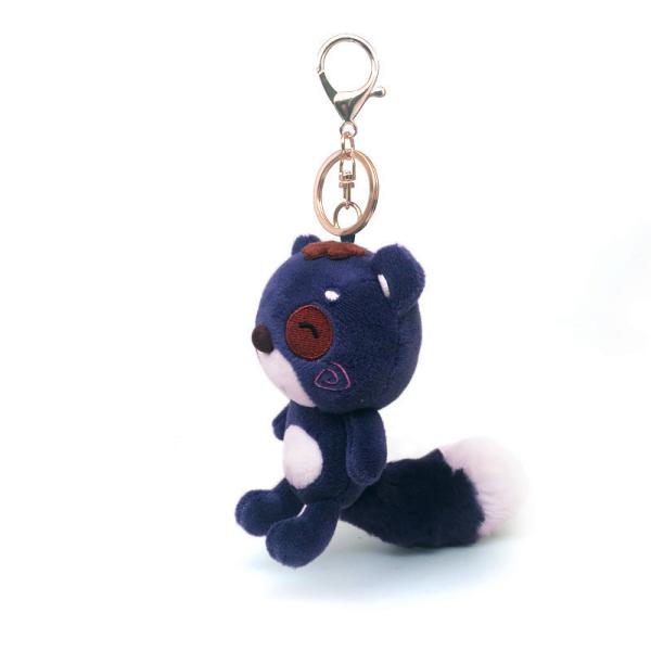 Quality 10cm Mini Black Plush Teddy Bear Keychain Bag Pendant OEM for sale