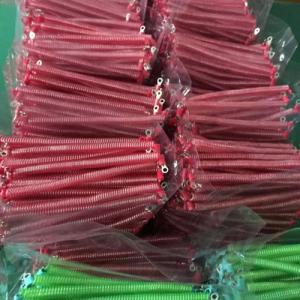 Buy cheap Transparent red spiral coil tethers for car test tools 2.3*9.5*120mm with small loop ends product