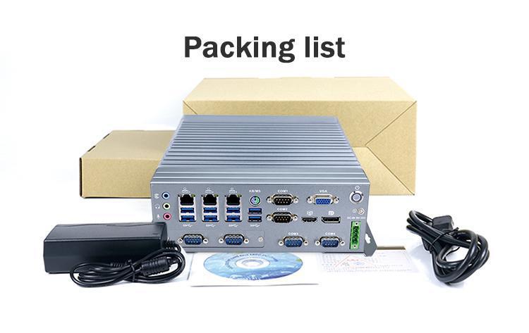 Fanless Industrial Mini PC With I5 6500T Processor AMD R9 5900HX CPU And 8GB DDR4 06