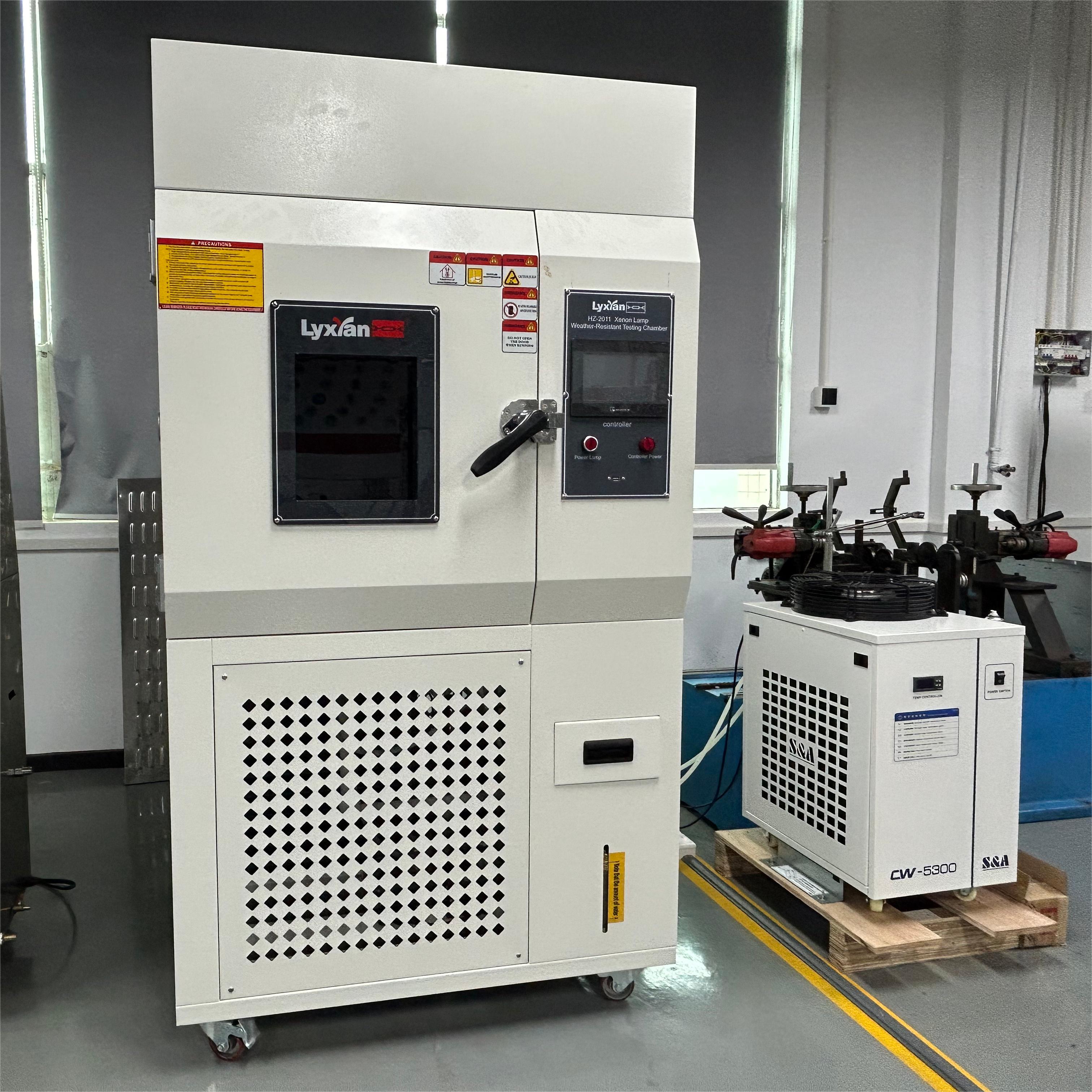 Xenon Arc Chamber For Textile ISO 105 B02 Standard Full Spectrum Temperature Range RT+10°C~80°C Test Equipment