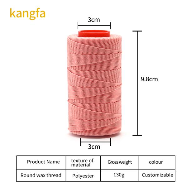 Wax Coverd Thread Hand Stitching Thread for Hand Sewing Leather 0.45mm OEM ODM Accpet