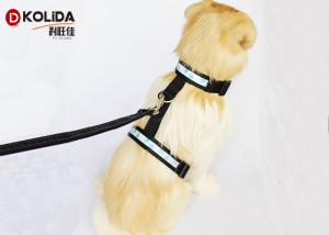 Nylon Safety Glow LED Dog Harness Glow In The Dark Dog Harness Leash