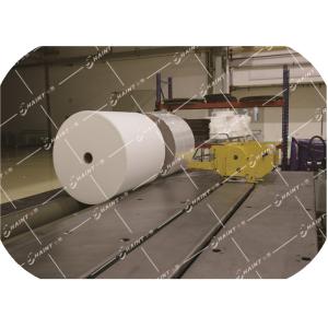 Buy cheap Chaint Fabric Roll Packing Machine Metal Material With Conveying / Wrapping product