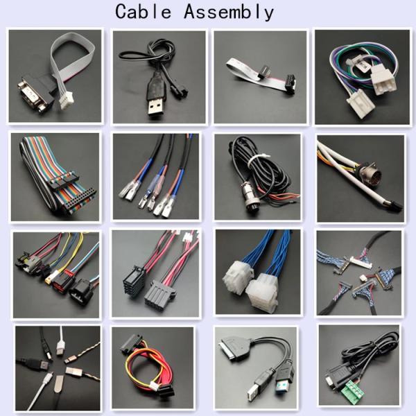 RS232 Male VGA DB 9P DB9 Computer Cable To Ferrule Mini Crimp Terminal Connector