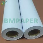 High Stiffness 2/3 Inch Core Size White CAD Plotter Printing Paper Rolls