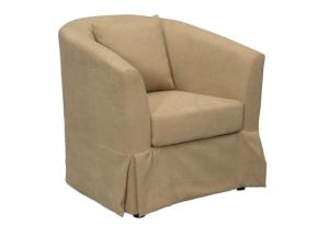 Durable Linen Fabric Sofa Leisure Style Chair Comfortable Smooth Surface